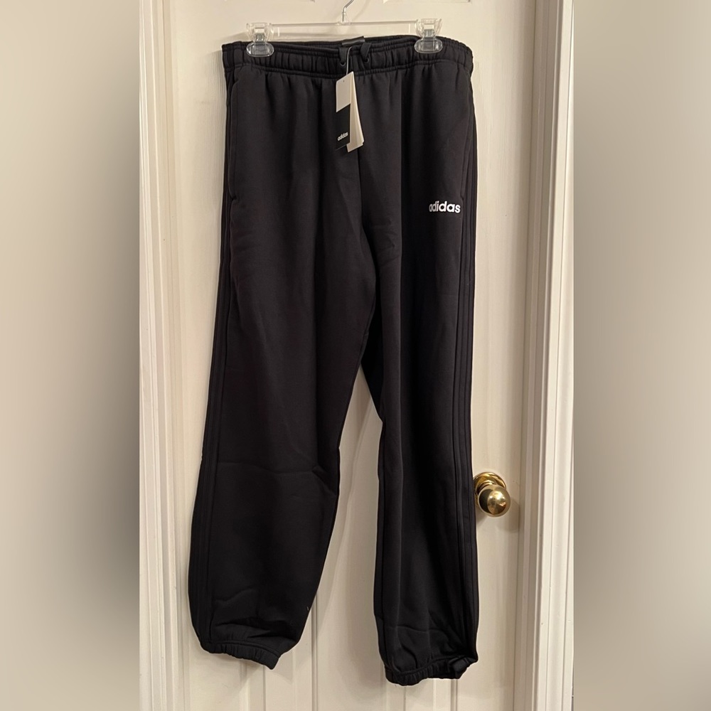 Men’s Black Adidas Sweat Pants New